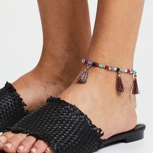 🦋BOHO LOVE🦋! MOROCCO TASSEL CHARM ANKLET